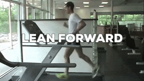 A gif showing you proper running form for your Couch to 5K.